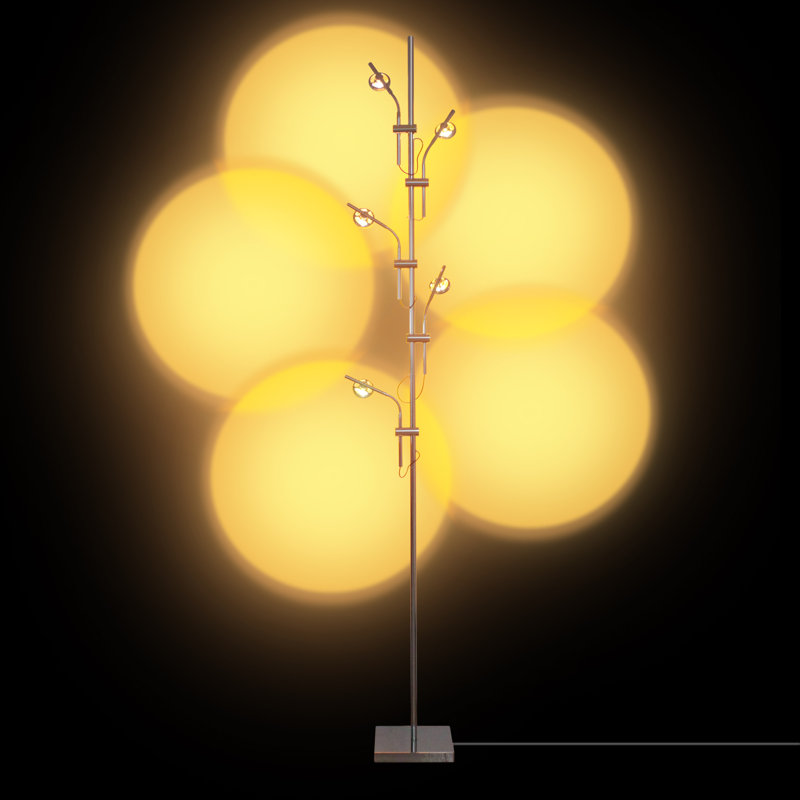 Origin 21 Kason Brushed Gold Transitional White Glass